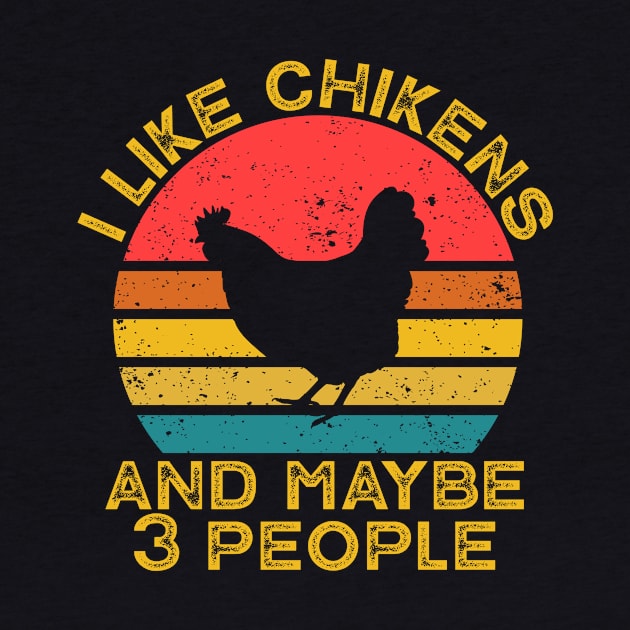 I like chickens and maybe 3 people by Wakzs3Arts